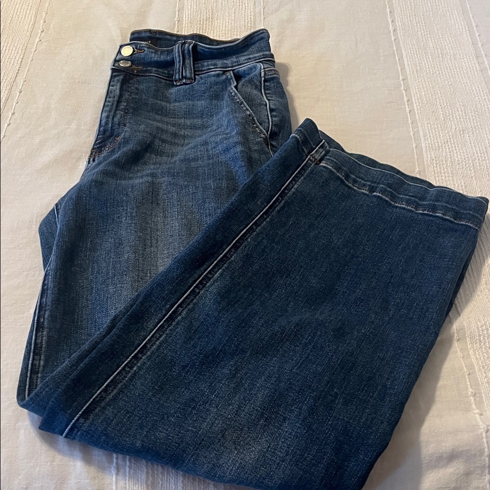 Judy Blue Wide Leg Dark Indigo Jeans